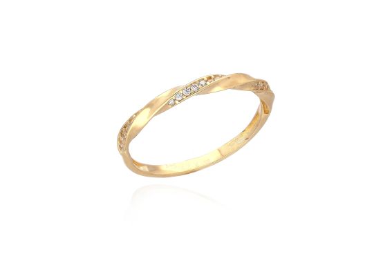 MOISS prsten ze žlutého zlata