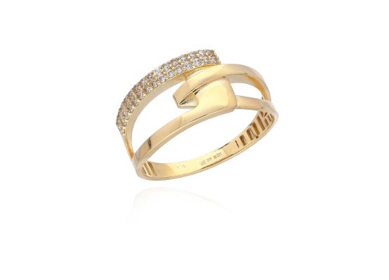 MOISS prsten ze žlutého zlata