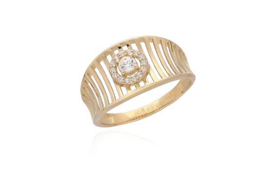 MOISS prsten ze žlutého zlata