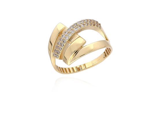 MOISS prsten ze žlutého zlata