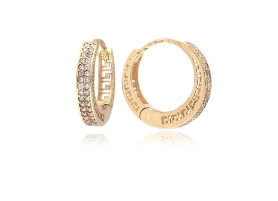 MOISS náušnice ze žlutého zlata