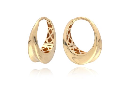 MOISS náušnice ze žlutého zlata