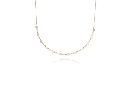 MOISS náhrdelník ze žlutého zlata SRDCE