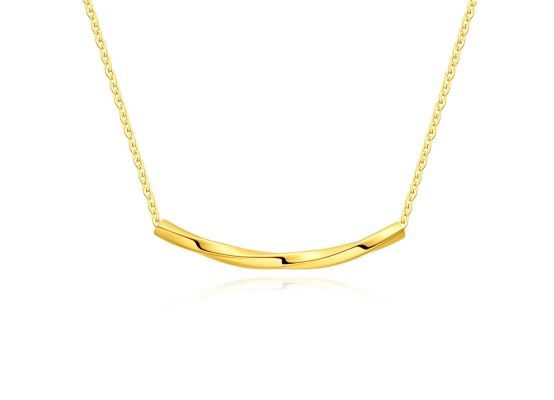 MOISS stříbrný náhrdelník GOLD