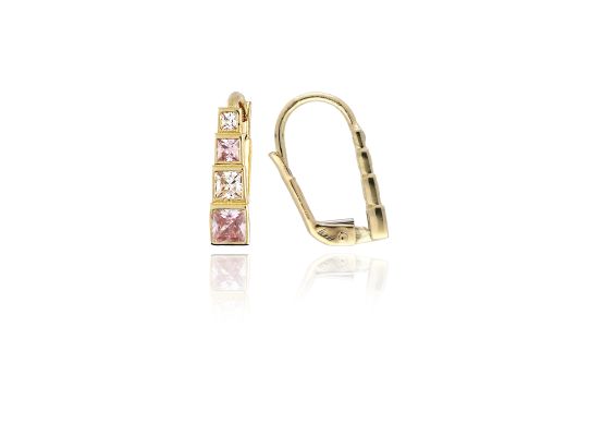 MOISS náušnice ze žlutého zlata