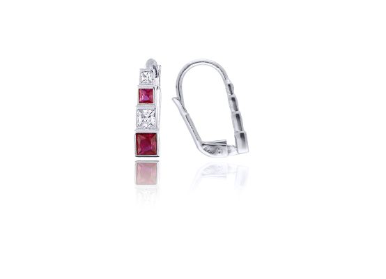 MOISS náušnice z bílého zlata