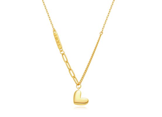 MOISS stříbrný náhrdelník SRDCE