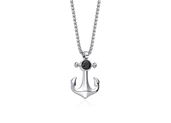 DIVERSE náhrdelník z oceli KOTVA