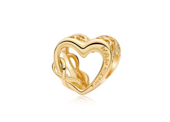 MOISS stříbrný přívěsek SRDCE GOLD