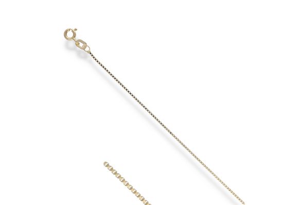 MOISS řetízek ze žlutého zlata BOX