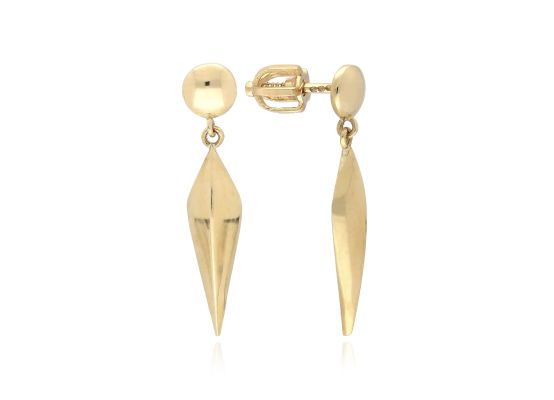 MOISS náušnice ze žlutého zlata