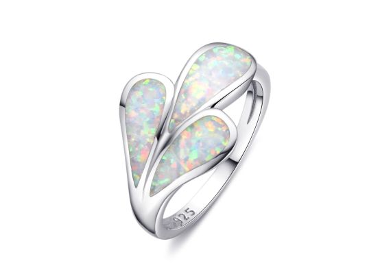 MOISS stříbrný prsten OPÁL