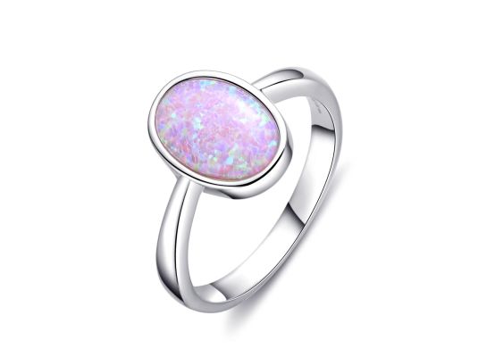 MOISS stříbrný prsten OPÁL