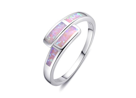 MOISS stříbrný prsten OPÁL