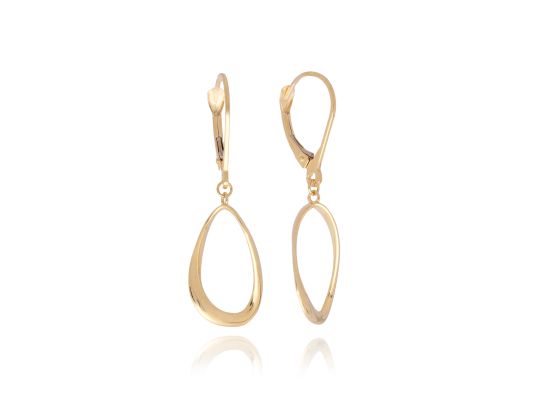 MOISS náušnice ze žlutého zlata