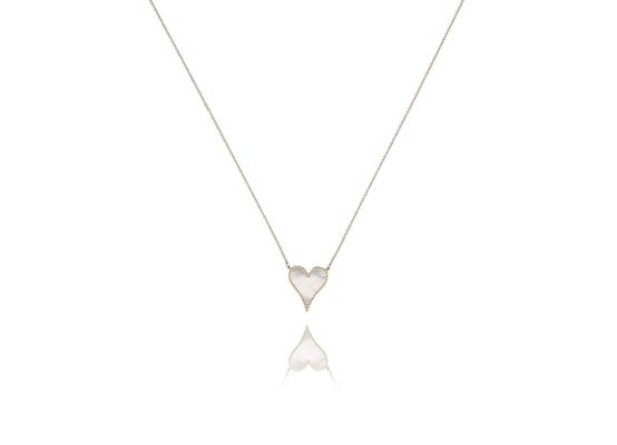 MOISS náhrdelník ze žlutého zlata SRDCE