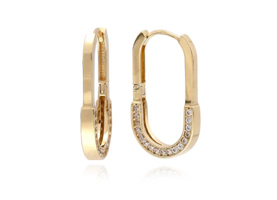 MOISS náušnice ze žlutého zlata