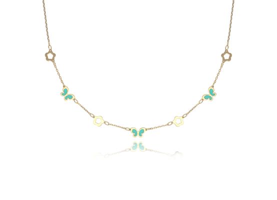 MOISS náhrdelník ze žlutého zlata