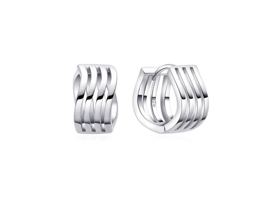 MOISS stříbrné náušnice