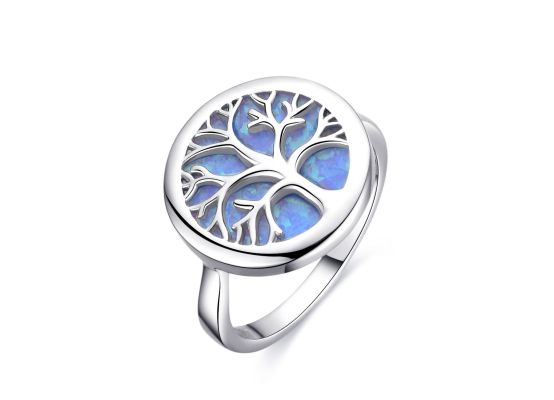 MOISS stříbrný prsten OPÁL