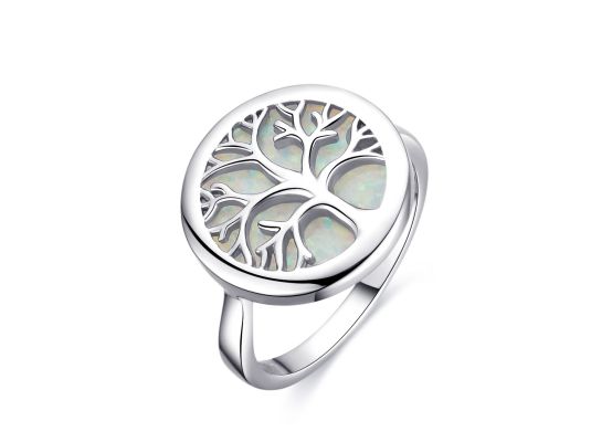 MOISS stříbrný prsten OPÁL