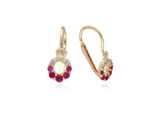 MOISS dětské náušnice ze žlutého zlata