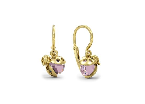 MOISS dětské náušnice ze žlutého zlata BERUŠKA