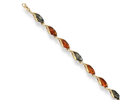 MOISS náramek ze žlutého zlata JANTAR