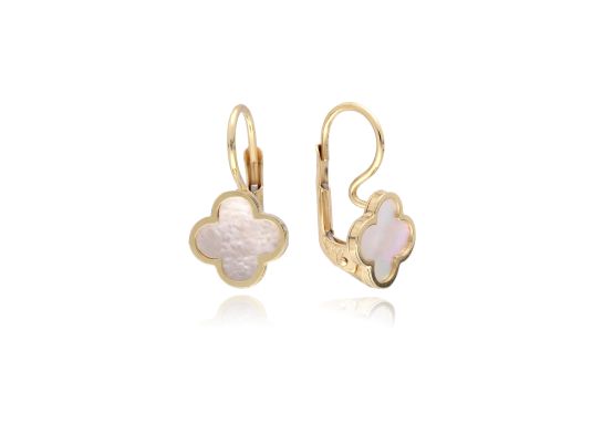 MOISS náušnice ze žlutého zlata