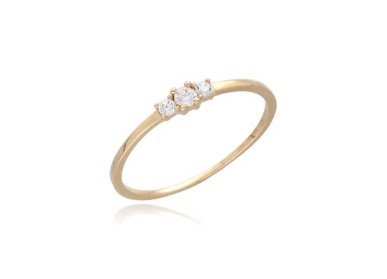 MOISS prsten ze žlutého zlata