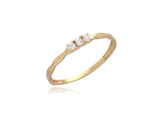 MOISS prsten ze žlutého zlata