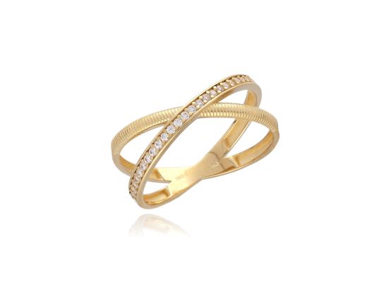 MOISS prsten ze žlutého zlata