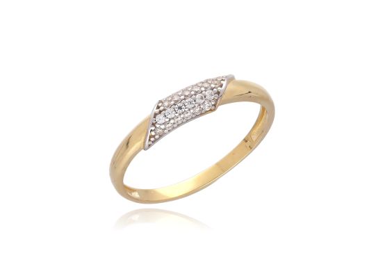 MOISS prsten ze žlutého zlata