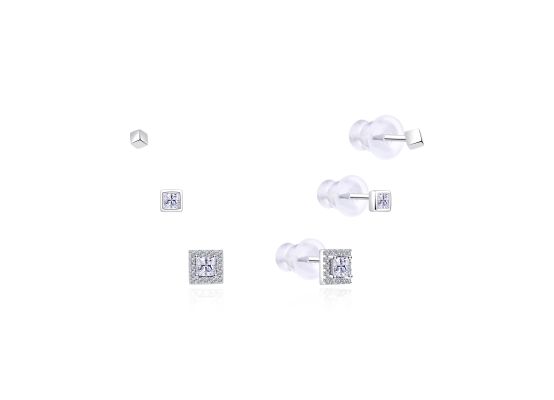 MOISS stříbrné náušnice