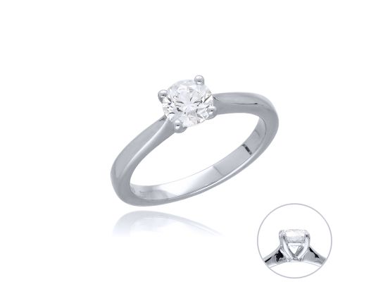 MOISS LG diamantový prsten z bílého zlata