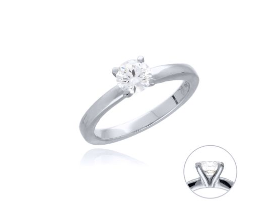 MOISS LG diamantový prsten z bílého zlata