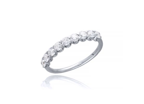 MOISS LG diamantový prsten z bílého zlata