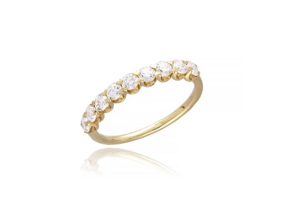 MOISS LG diamantový prsten ze žlutého zlata