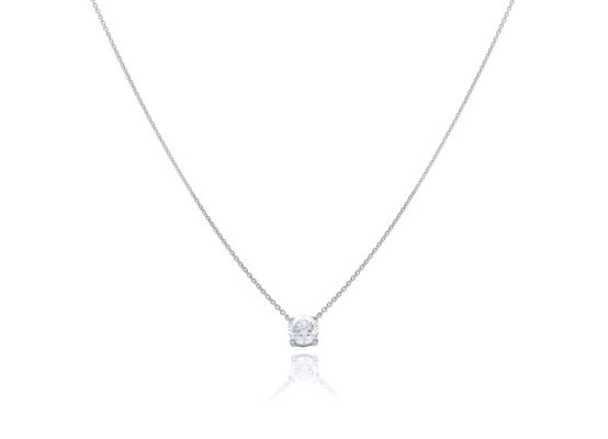 MOISS LG diamantový náhrdelník z bílého zlata