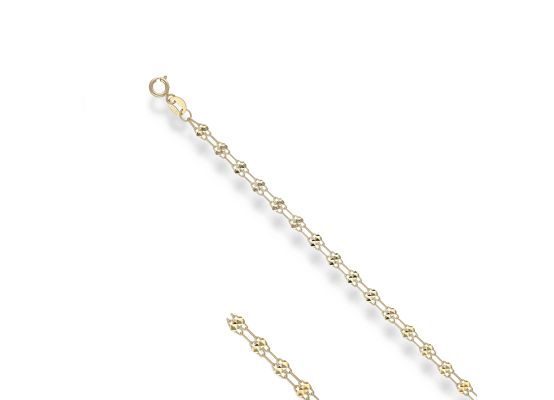 MOISS řetízkový náramek ze žlutého zlata