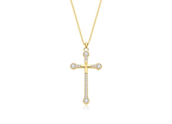 MOISS stříbrný náhrdelník KŘÍŽEK