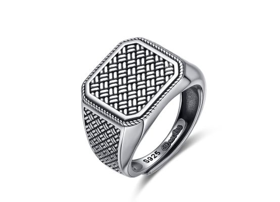 DIVERSE stříbrný prsten UNI 60-66