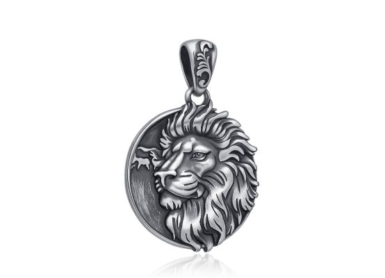 DIVERSE stříbrný přívěsek LEV