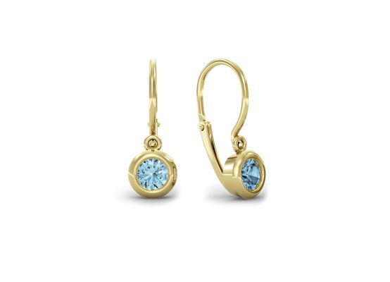 MOISS náušnice ze žlutého zlata