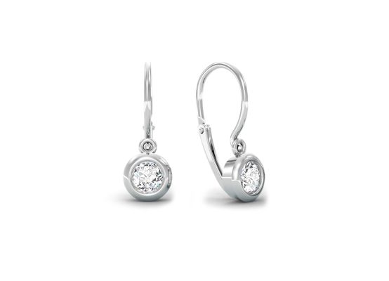 MOISS náušnice z bílého zlata