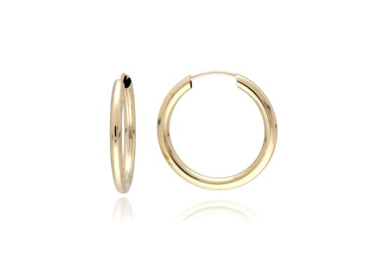 MOISS náušnice ze žlutého zlata