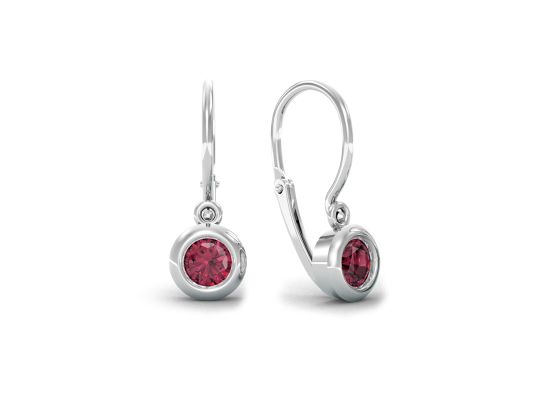 MOISS dětské náušnice z bílého zlata