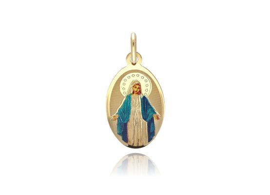 MOISS přívěsek ze žlutého zlata MADONKA