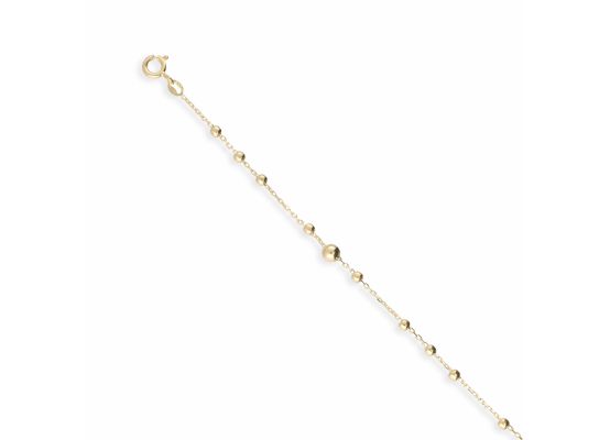 MOISS řetízkový náramek ze žlutého zlata