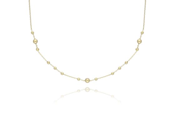 MOISS náhrdelník ze žlutého zlata